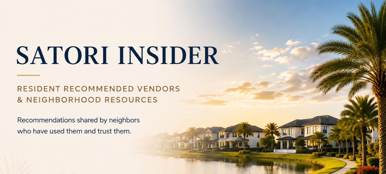 Recommended Satori vendors serving homeowners in Miami Lakes