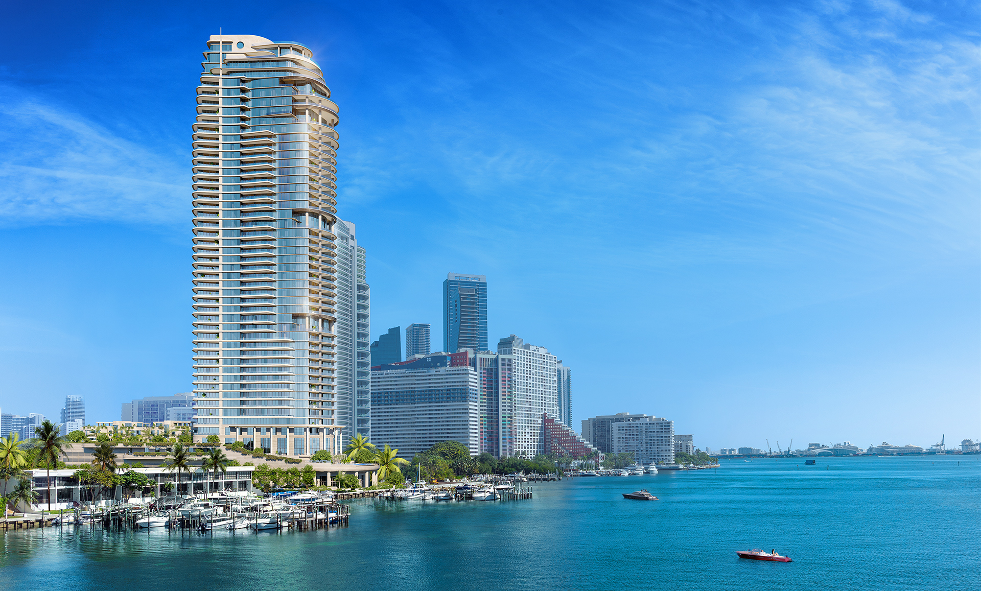 St. Regis Residences Miami waterfront tower in Brickell