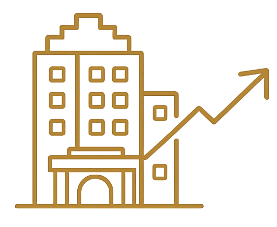Undervalued property opportunity icon